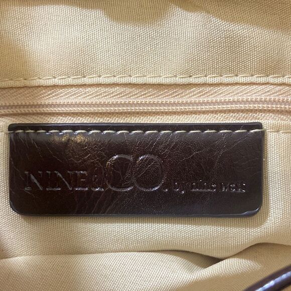 2pc NINE CO & IMAN WOMEN BAGS BROWN - Picture 14 of 16